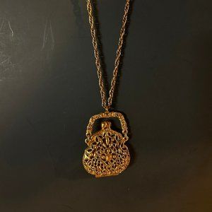 Arthur Pepper ART Vintage Purse Pendant necklace